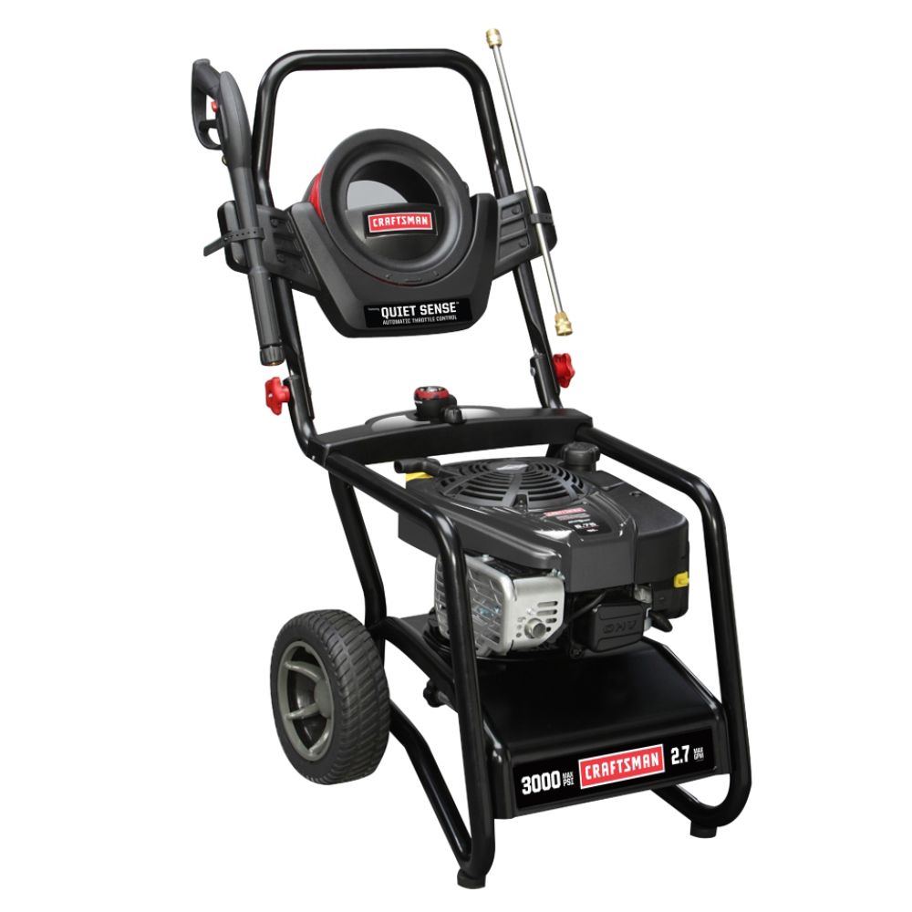 Craftsman Pressure Washer 3000 PSI, 2.7 GPM Briggs & Stratton Featuring Quiet Sense - Automatic Throttle Control CA at Sears.com
