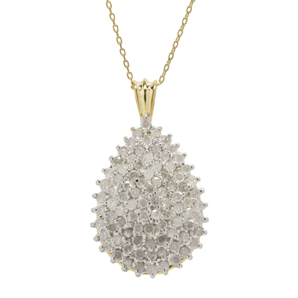 2cttw Diamond Pendant 14k Gold over Sterling Silver at Sears.com