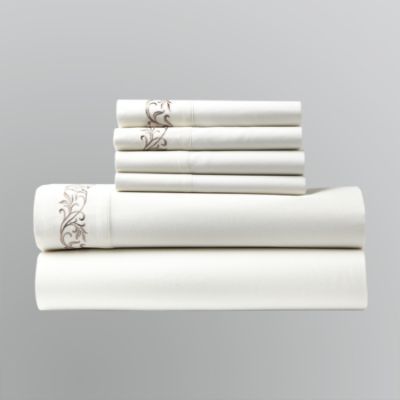 Gramercy Park Elise 6 pc Sheet Set with Embroidered Hem at Sears.com