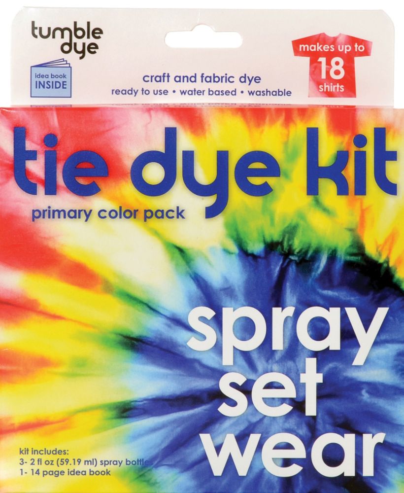 SEI Tumble Dye Craft And Fabric Dye Kit, Primary