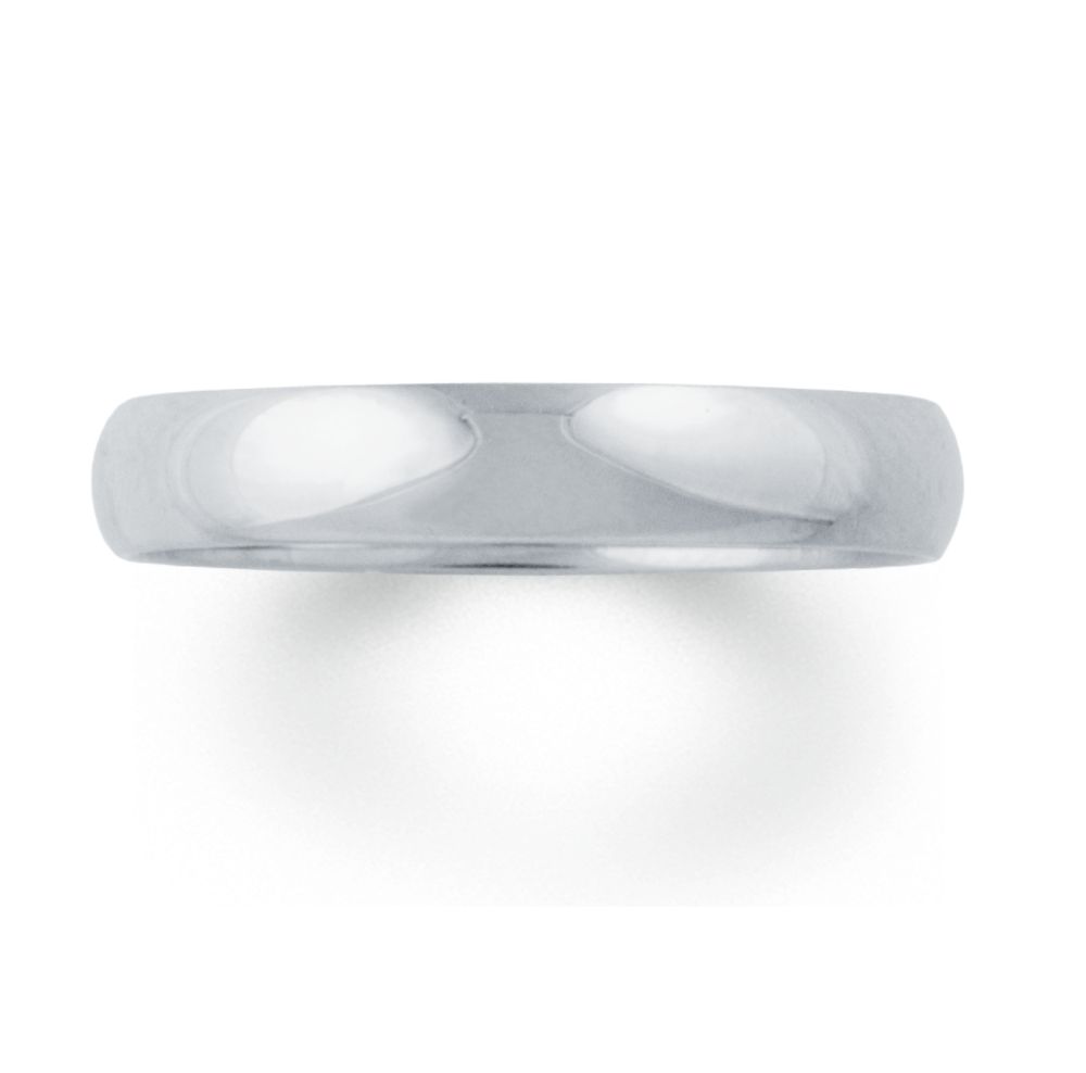 10K 4mm White Gold Wedding Band at Sears.com