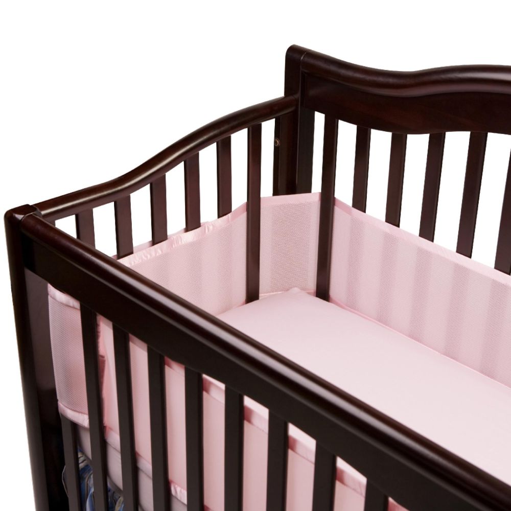 BreathableBaby Breathable Mesh Crib Bumper, Pink at Kmart.com