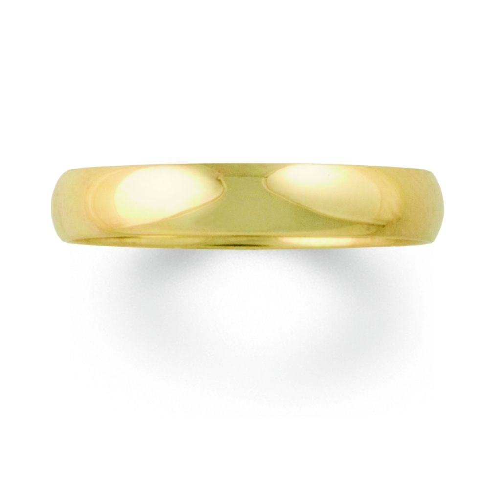 10K 4mm Yellow Gold Wedding Band at Sears.com