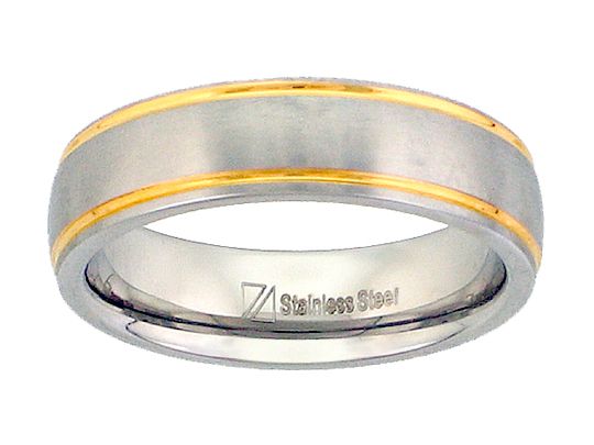 Stainless Steel Band with Gold PVD at Sears.com