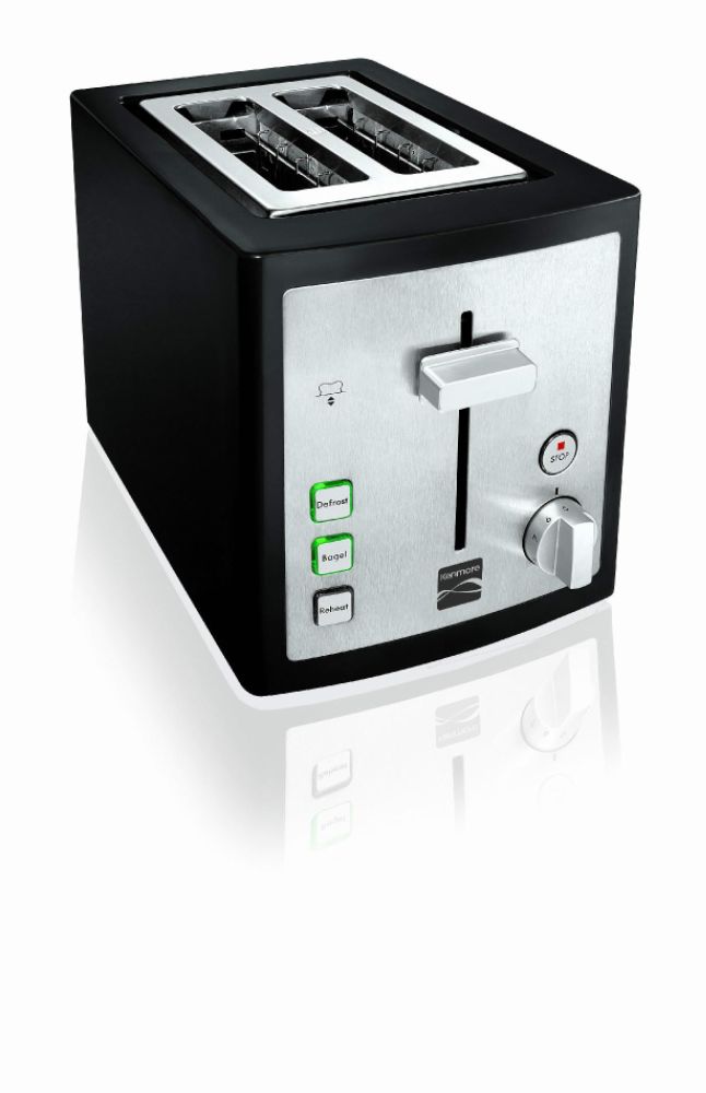 2-SLICE TOASTER,Black