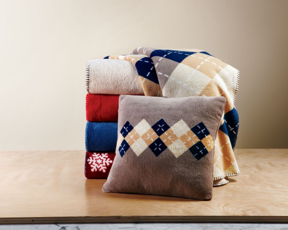 Warm & Cozy Pillow & throw gift set