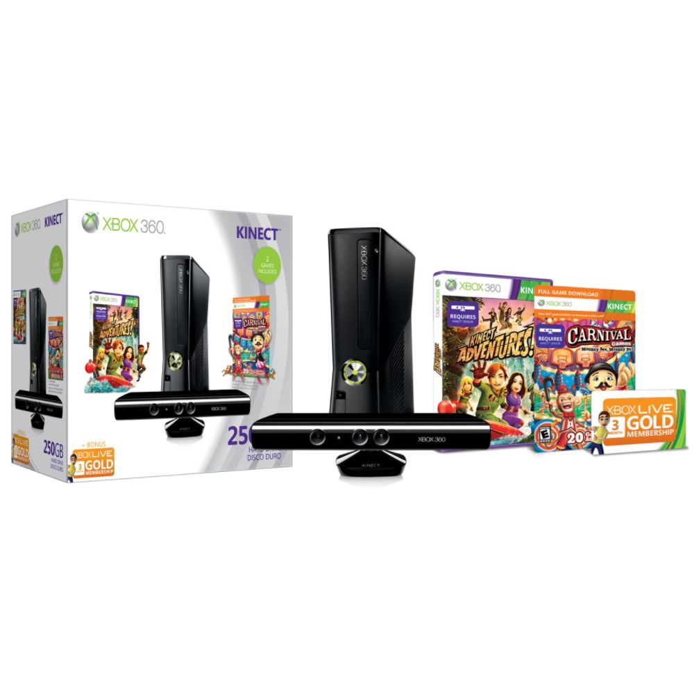 Microsoft Xbox 360® 250GB Kinect Holiday Bundle at Kmart.com