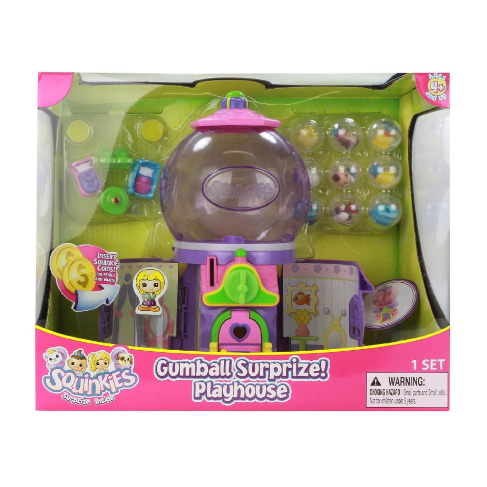 SQUINKIES Surprize Inside Gumball Surprize! Playhouse