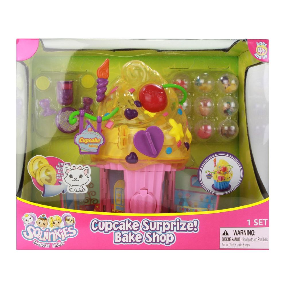 SQUINKIES Surprize Inside Cupcake Surprize! Bake Shop
