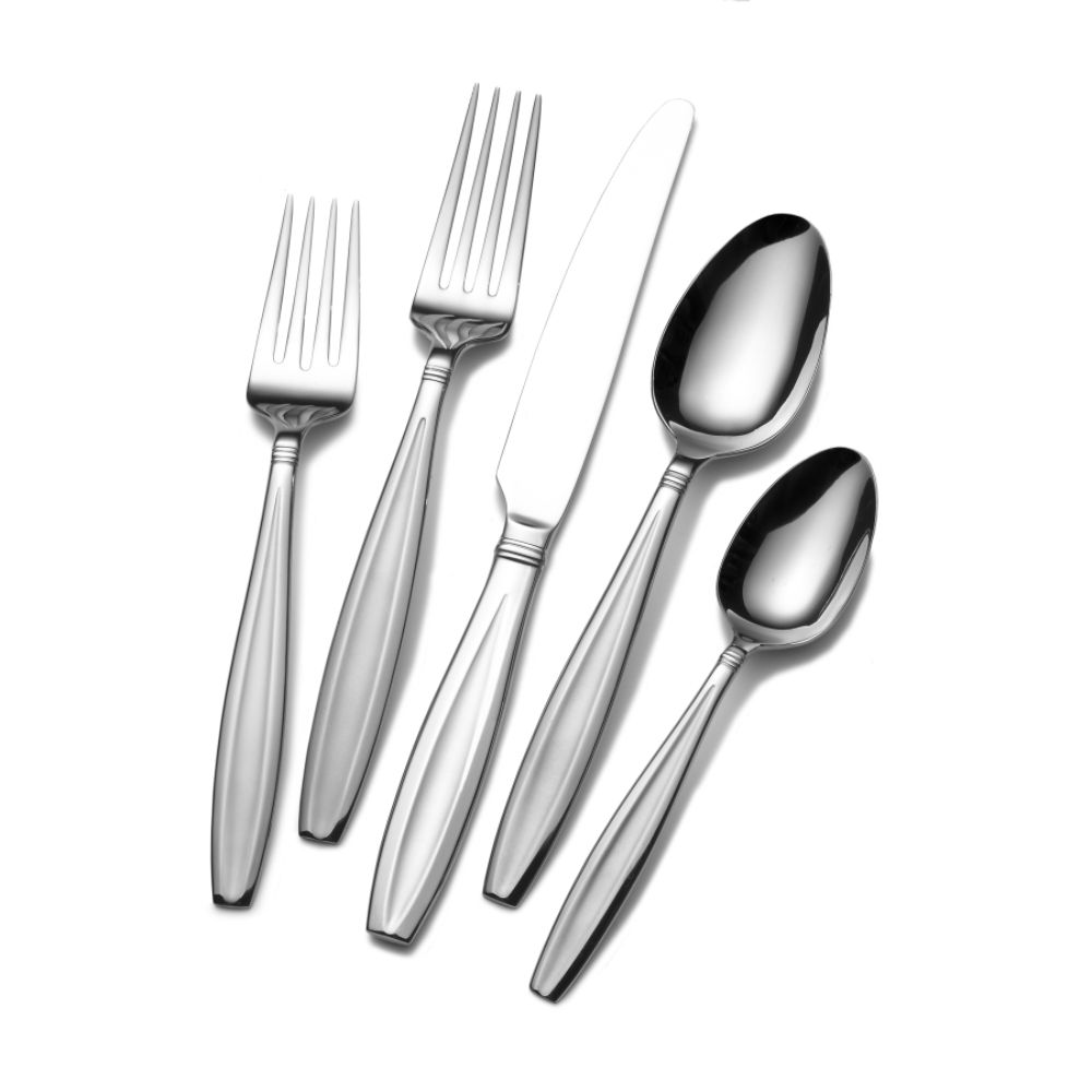 Gourmet Basics By Mikasa Carson Frost 45pc flatware set