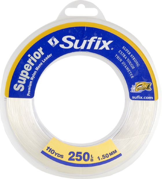 Sufix Superior 110 yd Clear Leader 200 lb