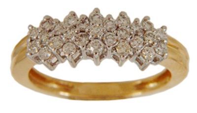 Tradition Diamond 10k Yellow gold 1/2cttw