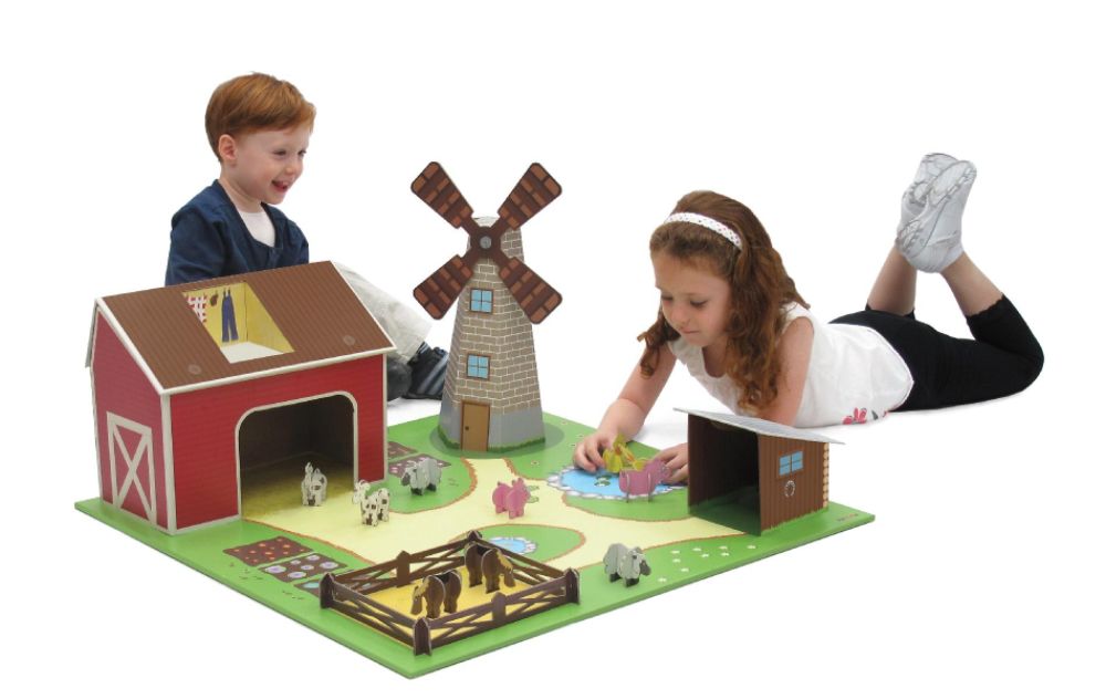 Krooom Farm Set Playset with play accessories Children's Toys