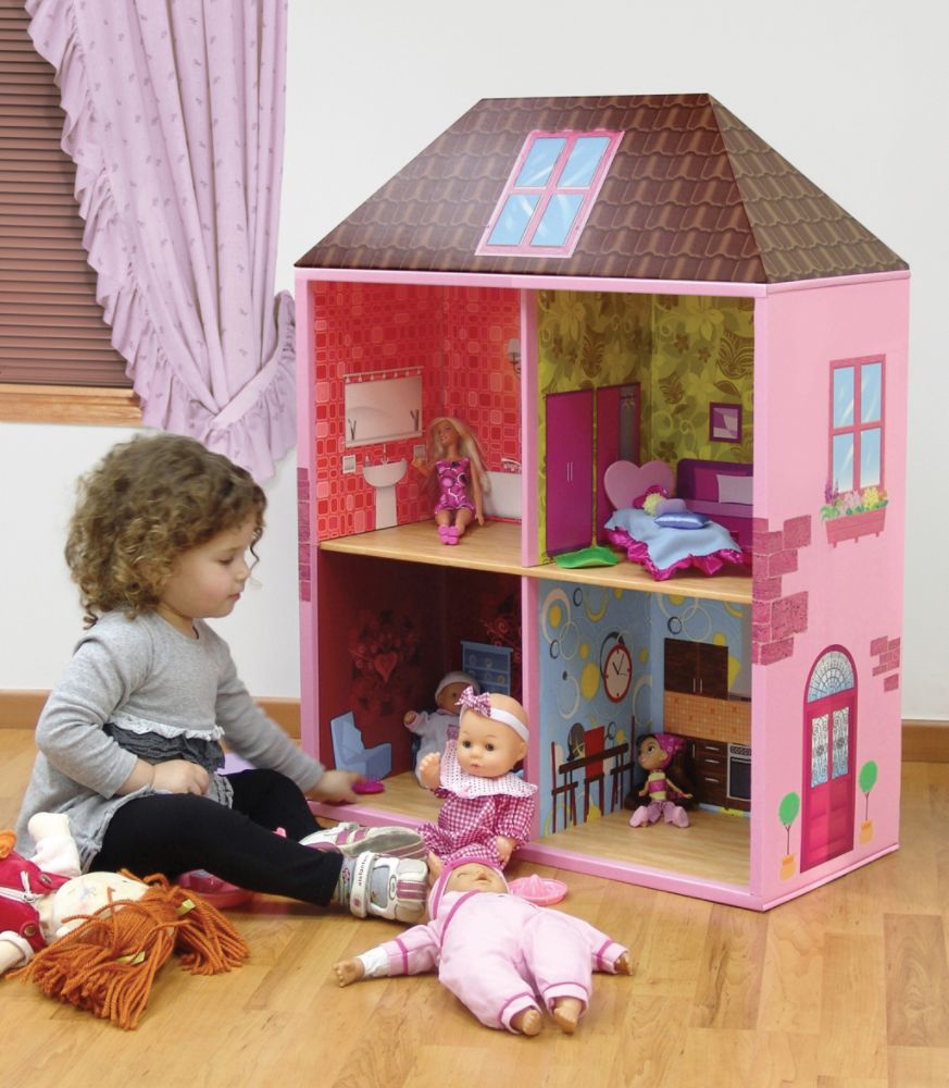 Krooom Dollhouse (Bookcase) Children's Toys