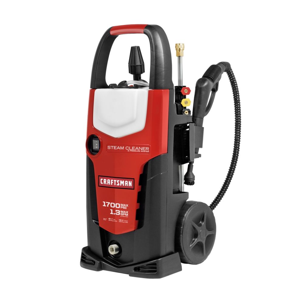 Steam Jewelry Cleaner Reviews on 1700 Psi  1 3 Gpm Electric Pressure Washer W  Steam Cleaner 50 States