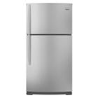 Whirlpool 21.1 Cubic Foot Top-Freezer Refrigerator with Cee Tier 3 Rating Stainless Steel Energy Star&174;
