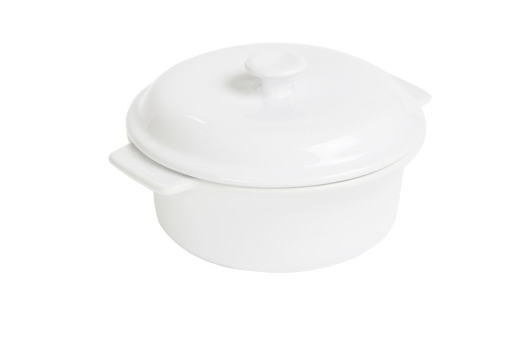 Anchor Hocking AH 3QT COV CASSEROLEWHITE