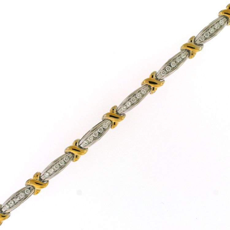 1 cttw 2-tone bracelet at Kmart.com