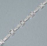 Ella Rose 1/2 CT Ella Rose Diamond Square Link Bracelet at Sears.com