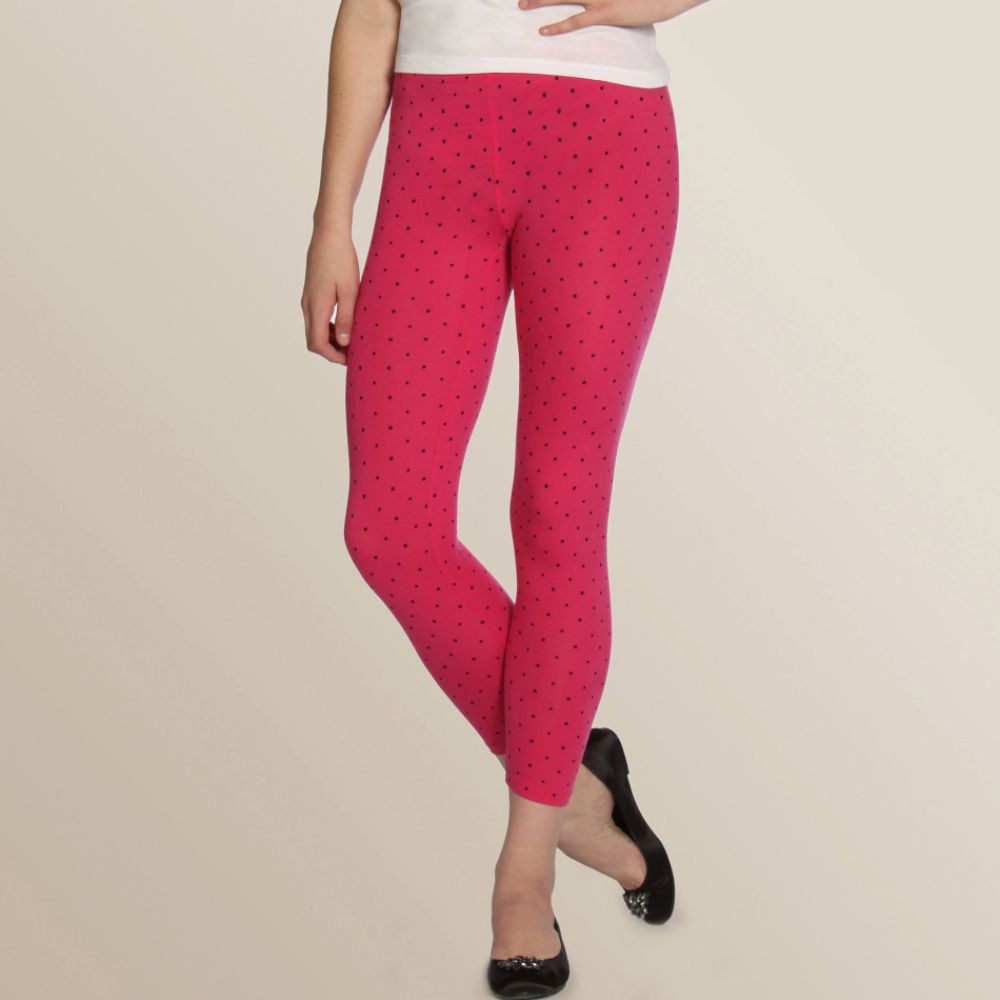 UK Style by French Connection SQ DOTS WATERMELON FASHION LEGGING