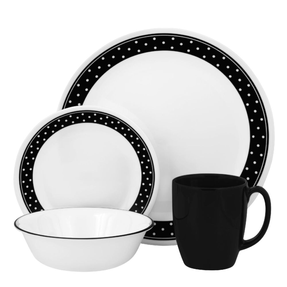 Corelle 16PC BLACK DOTS at Sears.com