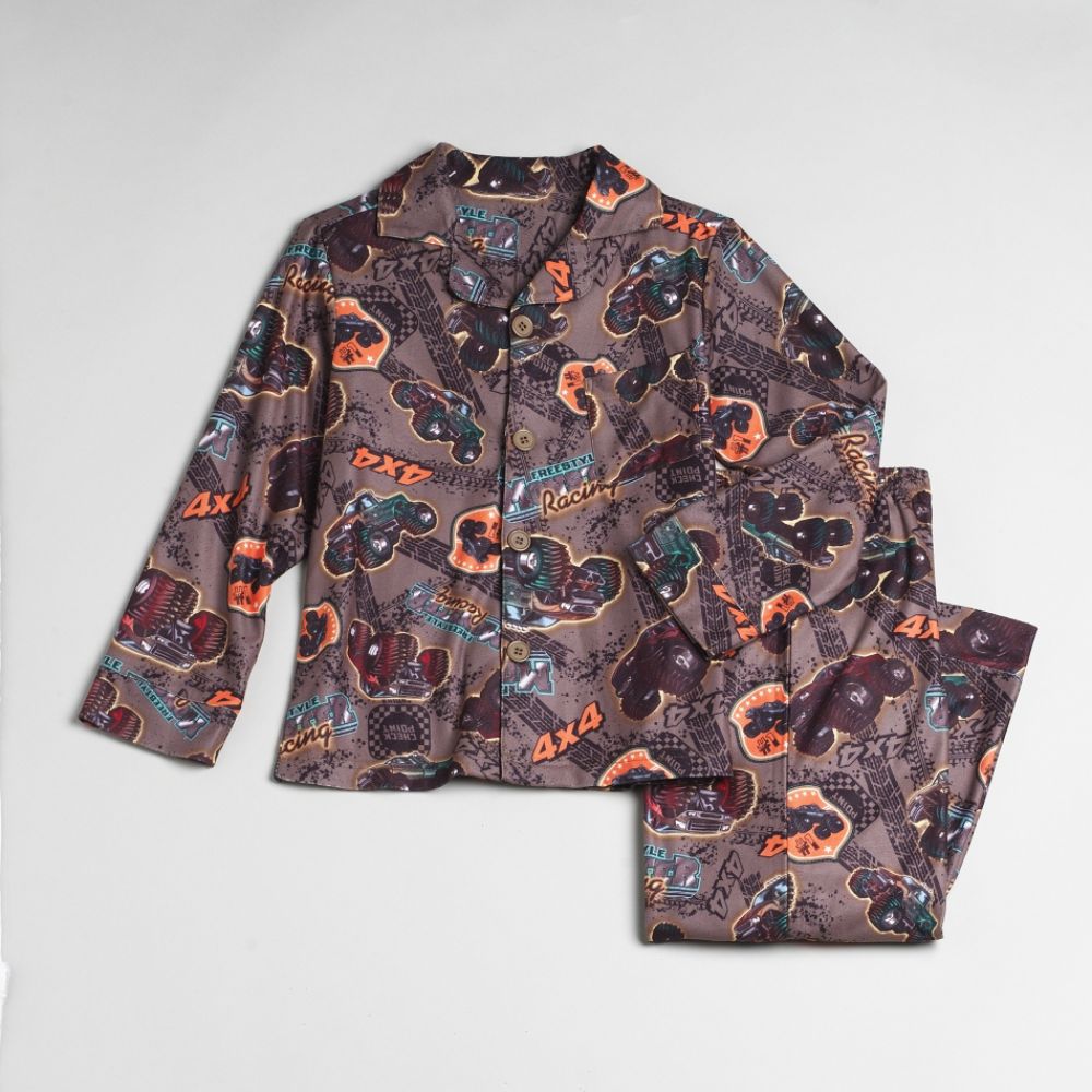 Joe Boxer Boy's Muddin' Two-Piece Pajama Set