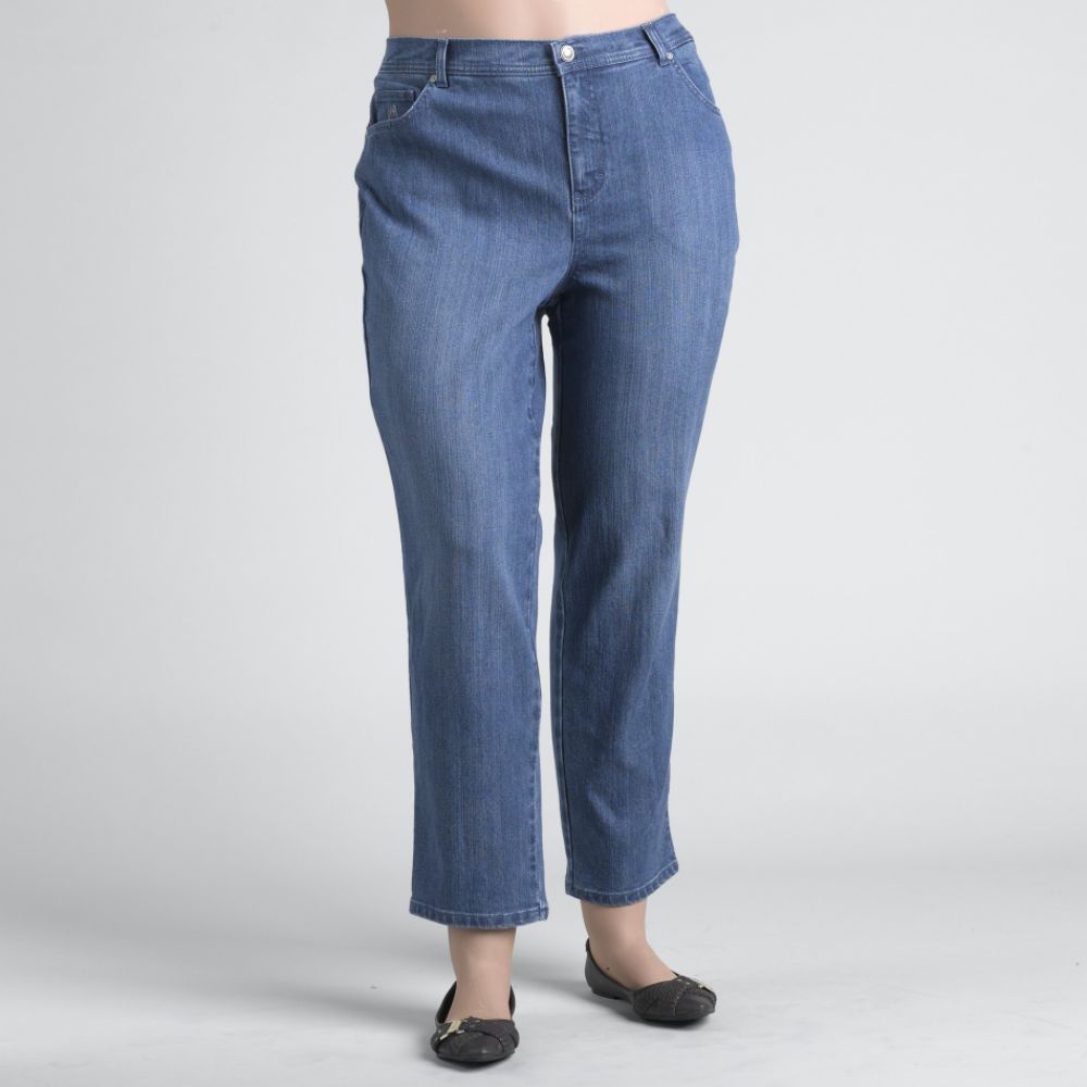 Gloria Vanderbilt Women’s Plus Amanda Fashion Straight Leg Jeans at Sears.com