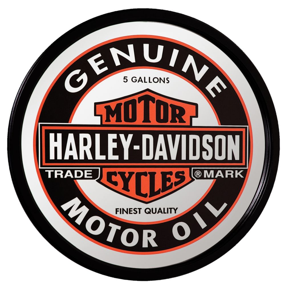 H-D Oil Can Mirror