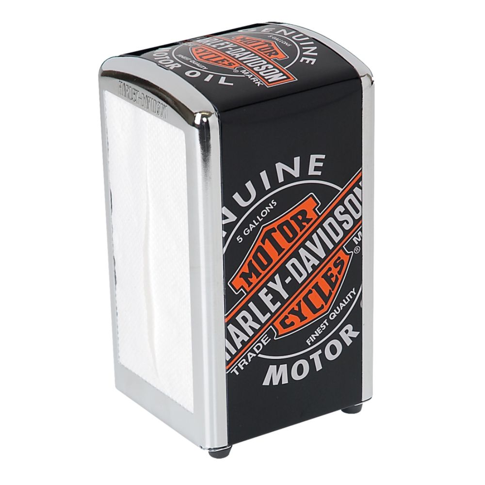 H-D Oil Can Napkin Dispenser