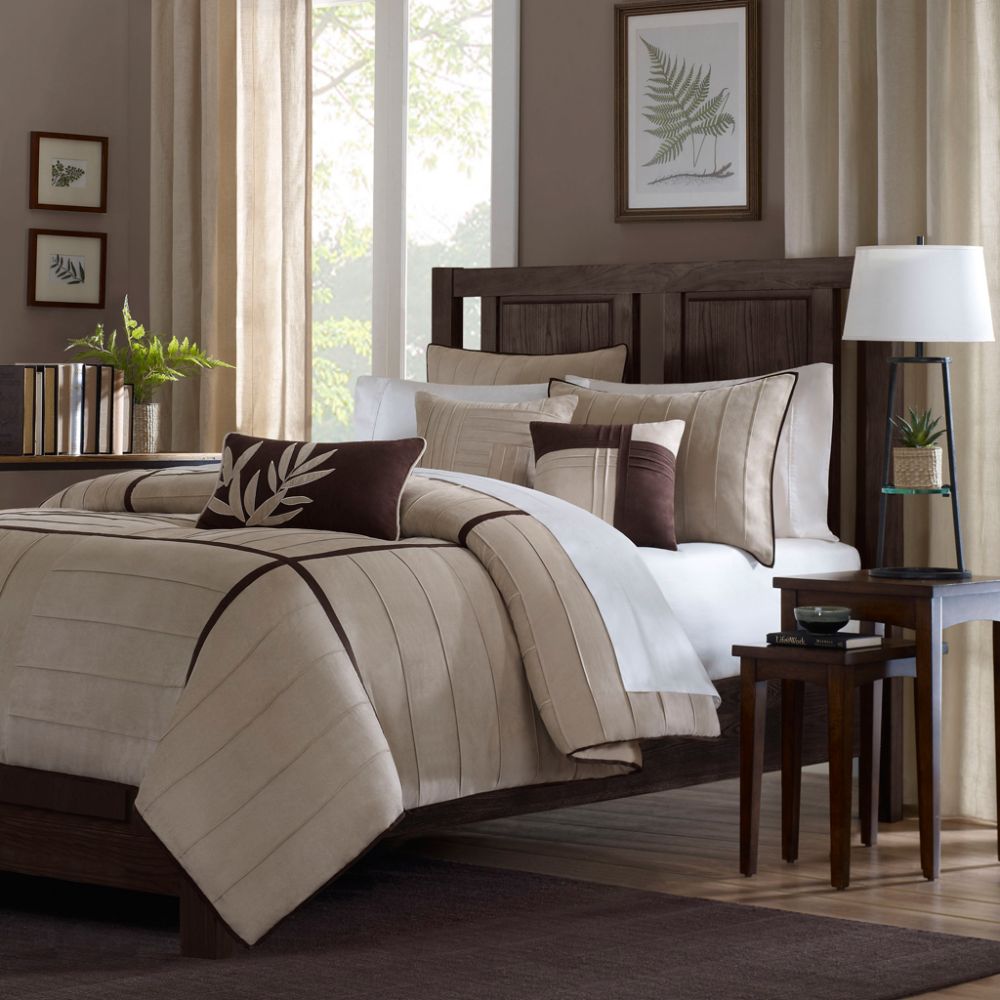 Madison Classics Dune King 6 Pieces Duvet Set in Beige Color at Sears.com