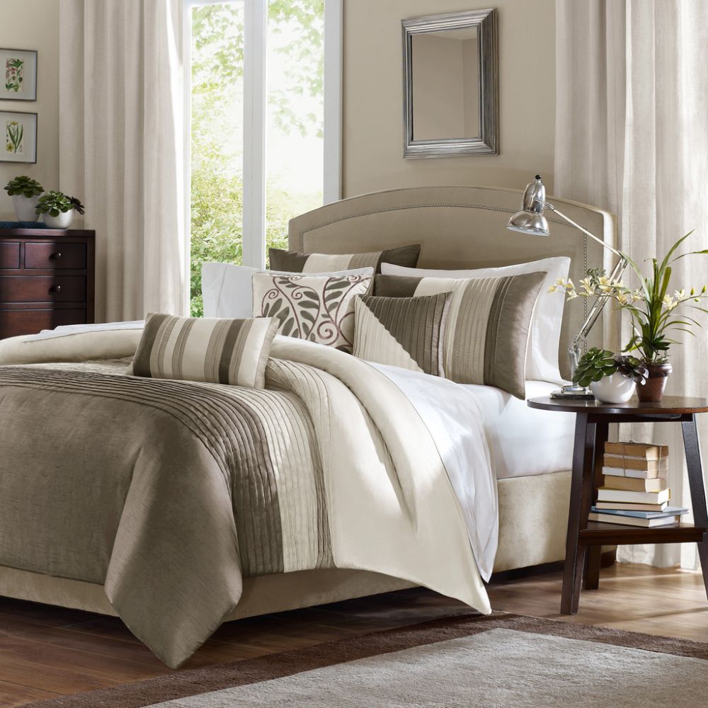 Madison Classics Eastridge Full/Queen 6 Pieces Duvet Set in Natural Color at Sears.com