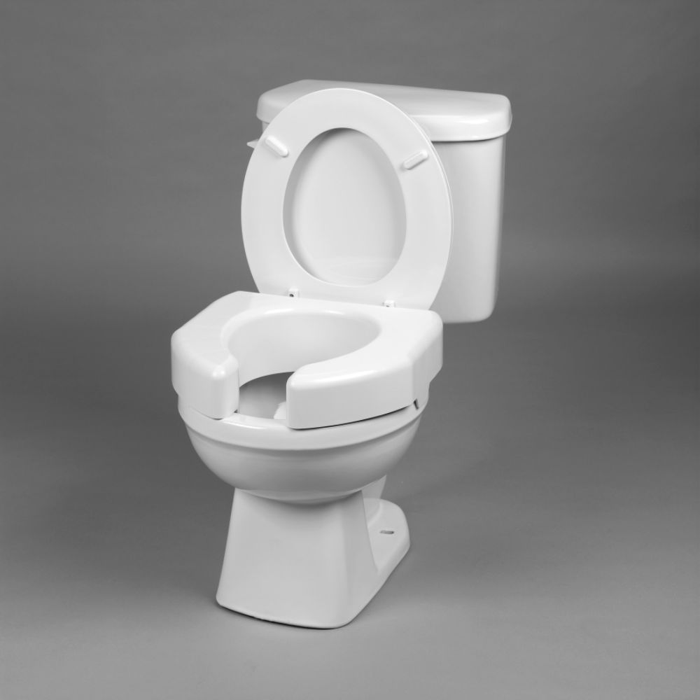 Ableware Basic Elevated Toilet Seat - Open Front