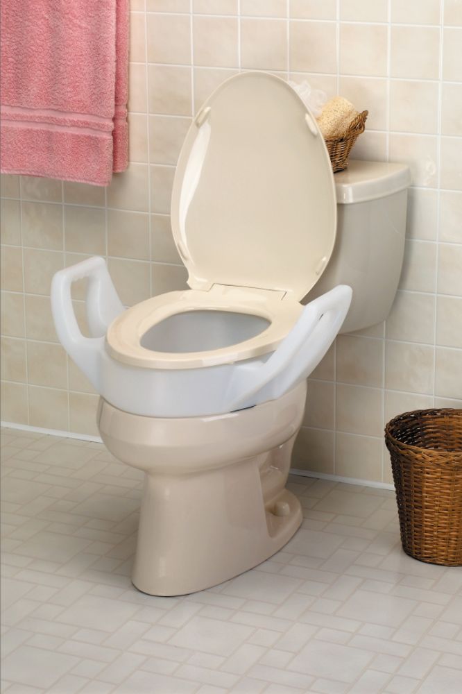 Ableware Bolt-On™ Elevated Toilet Seat