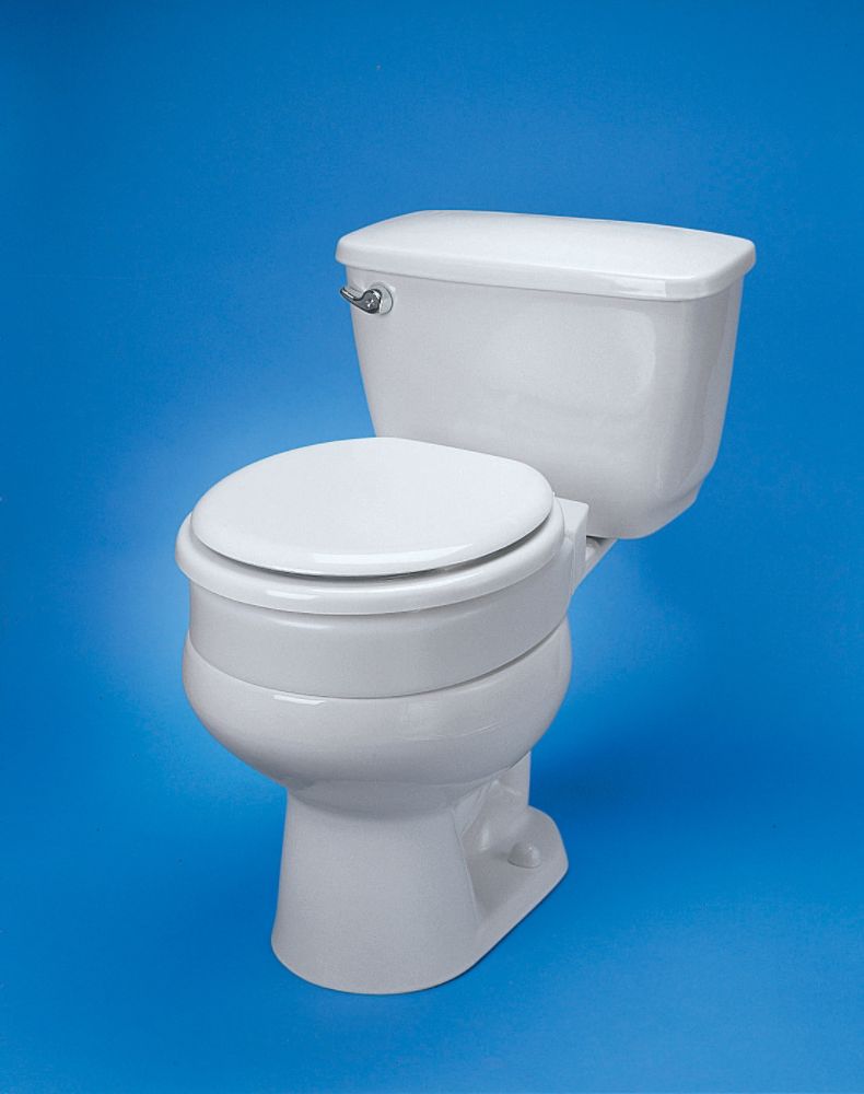 Ableware Hinged Elevated Toilet Seat - Elongated at Kmart.com