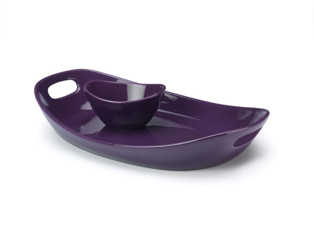 Rachael Ray™ Serveware chip and dip purple at Sears.com