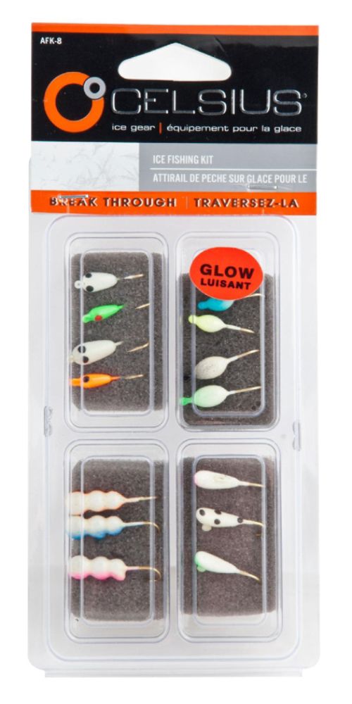 Celsius 16 Piece Ice Lure/Float Kit at Kmart.com