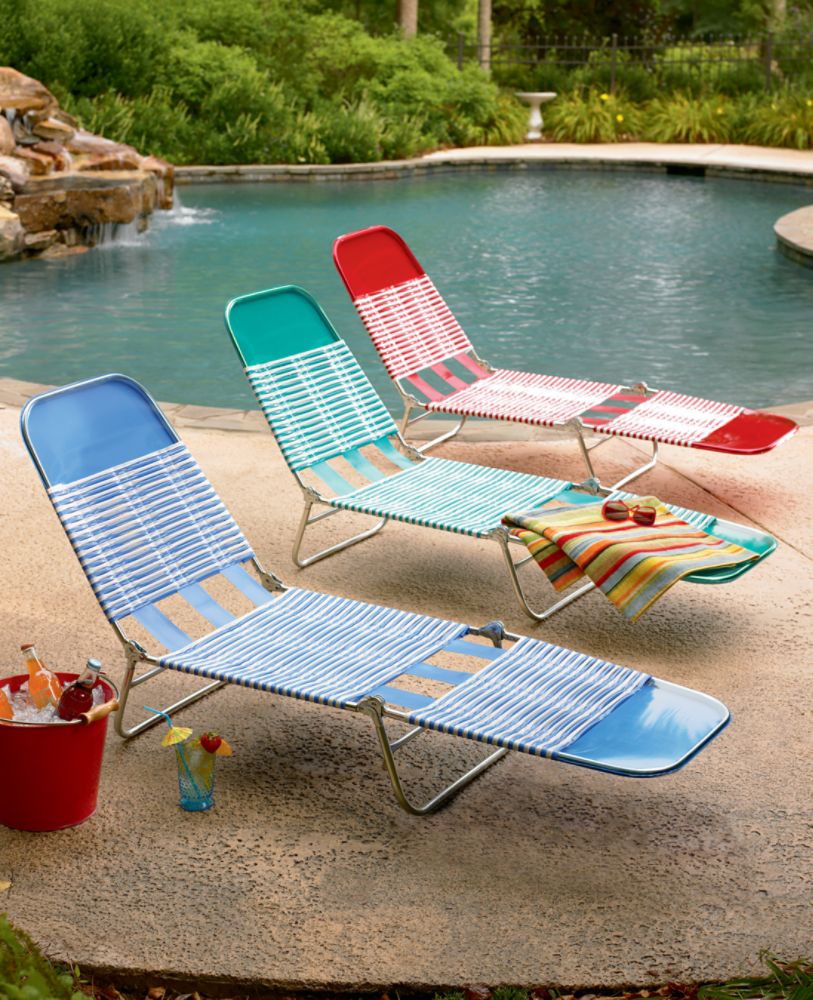 Garden Oasis PVC Chaise Lounge at Kmart.com
