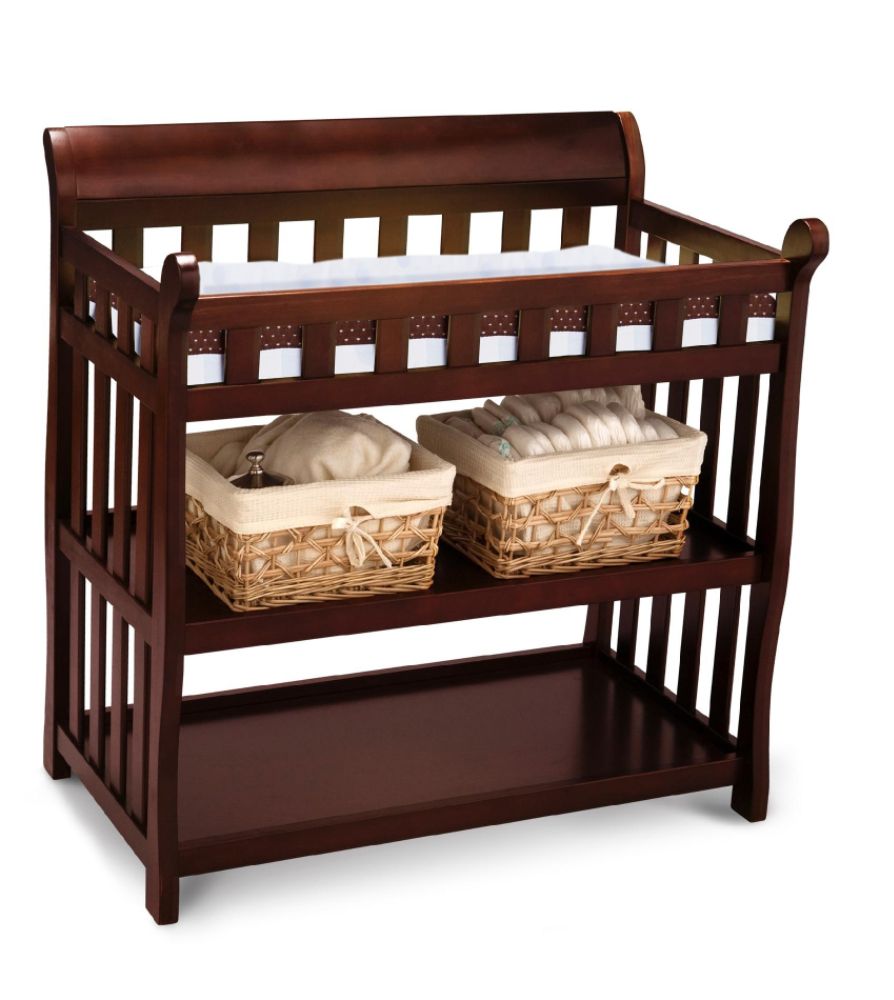 Delta Childrens ECLIPSE CHANGING TABLE-Black cherry