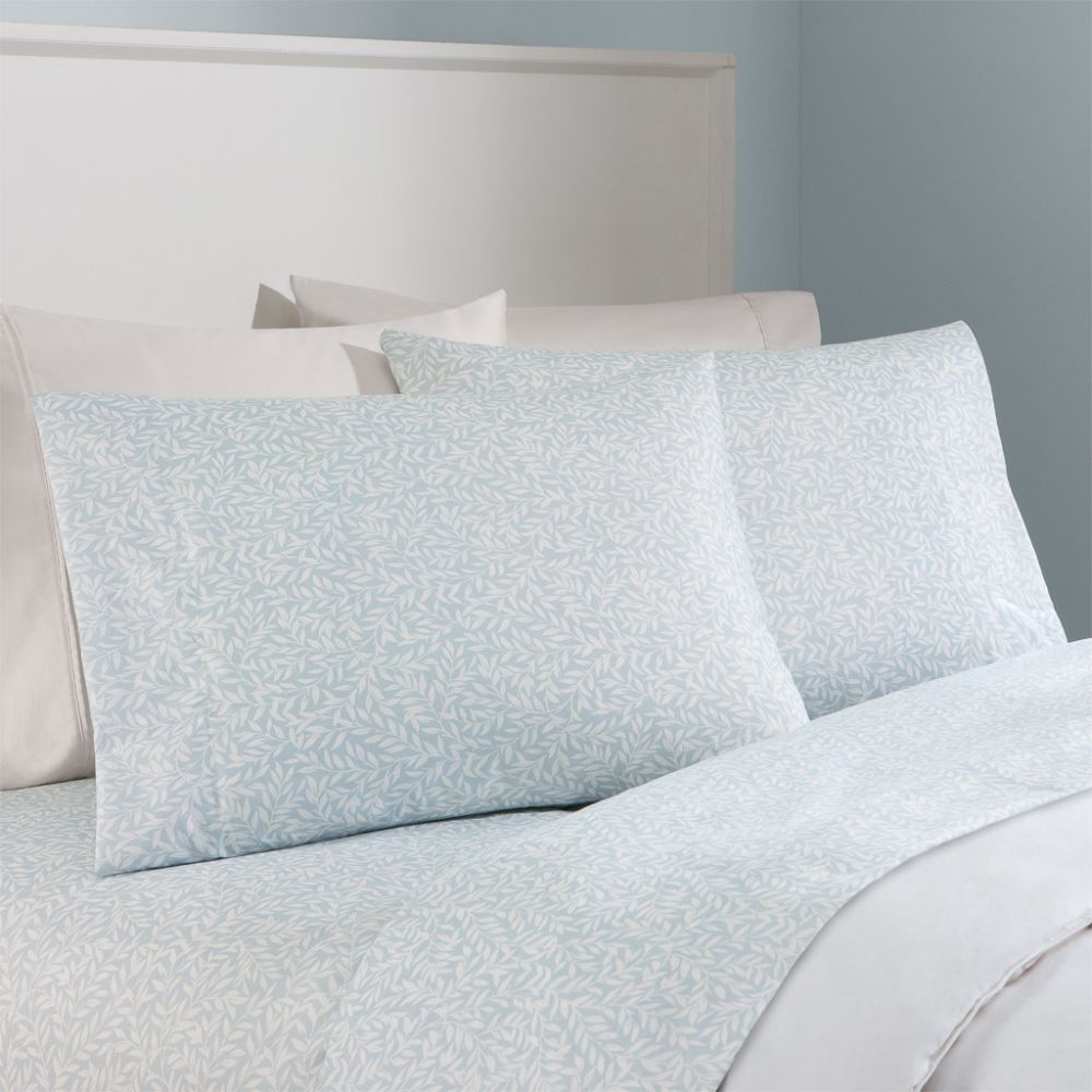 Home Essence Whisper Microfiber Cal. King Sheet Set in Blue color