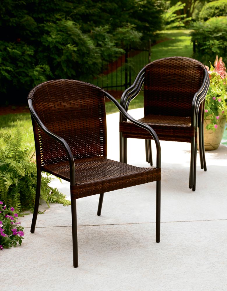 Garden Oasis Allenton Resin Wicker Stack Chair at Sears.com