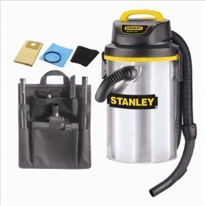 Stanley&nbsp; 4.5 Gallon 4.5 Peak HP Stainless Steel Wet/Dry Vacuum