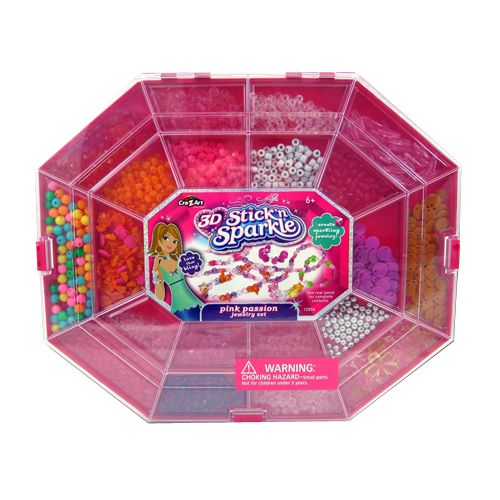 Cra-Z-Art 3D Stick n' Sparkle™ Pink Passion Gem Box