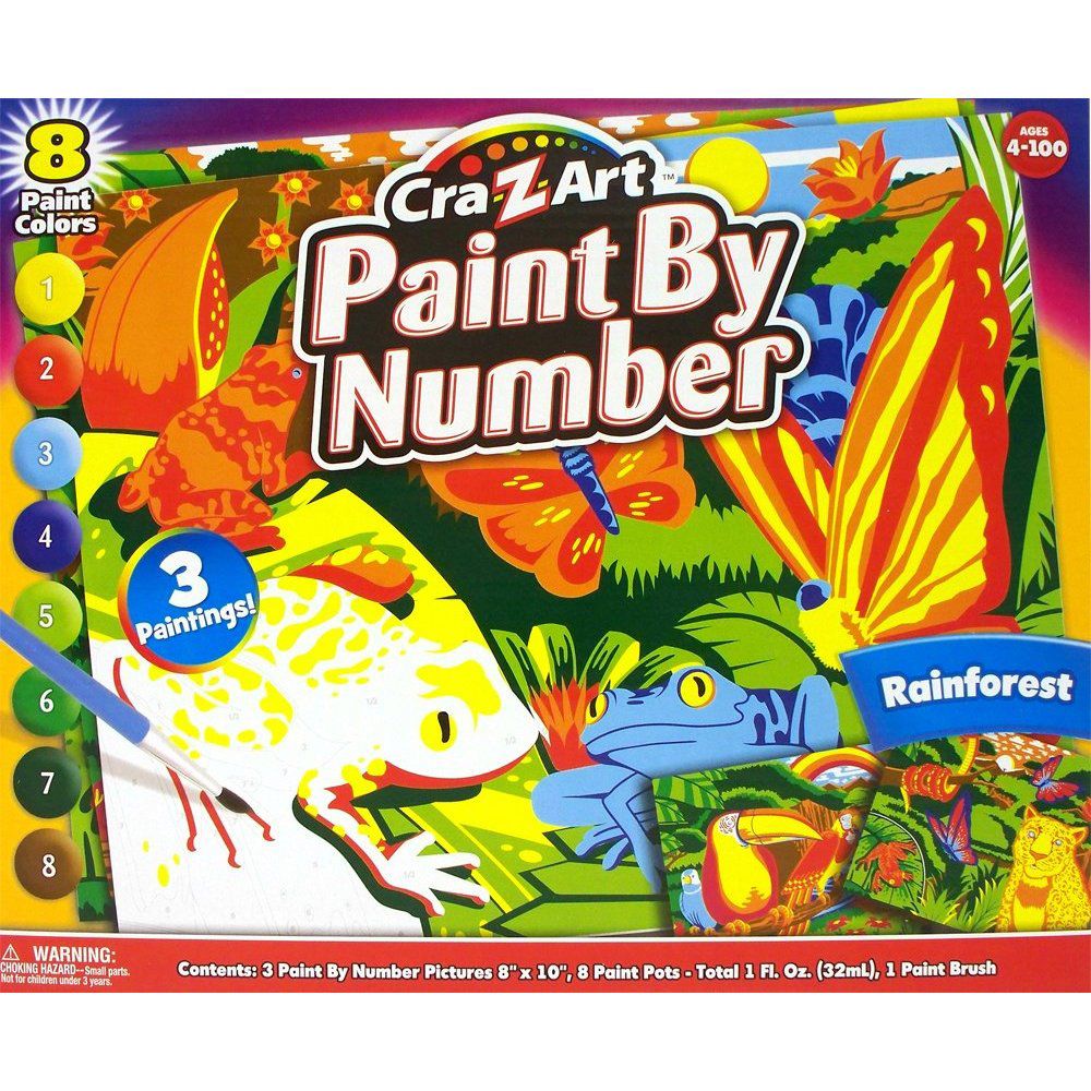 Cra-Z-Art Paint By Number - Rainforest at Kmart.com