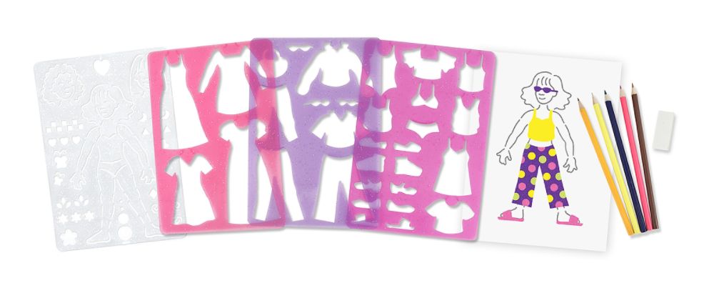 Melissa & Doug Fashion Stencil Set at Kmart.com