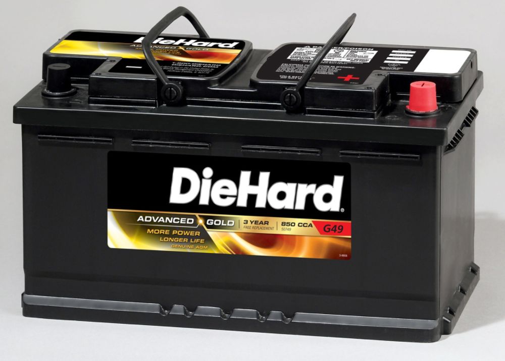 DieHard Advanced Gold AGM Battery - Group Size 49 (Price with Exchange) at Sears.com