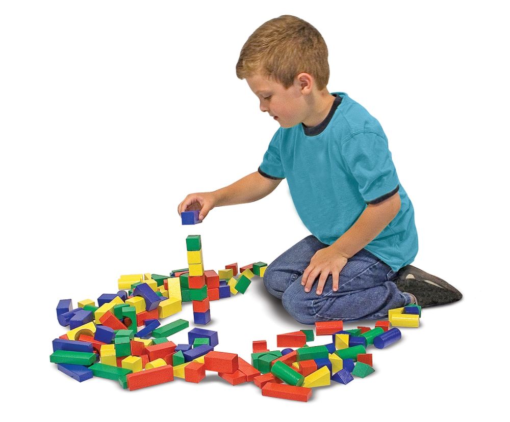 Melissa & Doug 100 Wood Blocks Set at Kmart.com