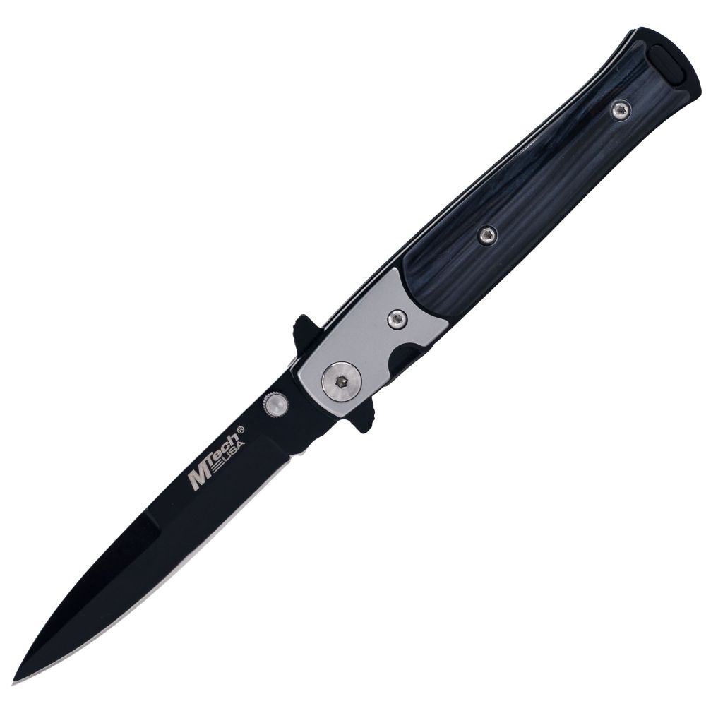 Whetstone The Black Pearl Stiletto Linerlock Knife