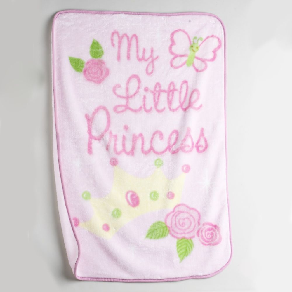 NoJo Newborn Girl's Princess Rose Plush Fleece Throw at Sears.com