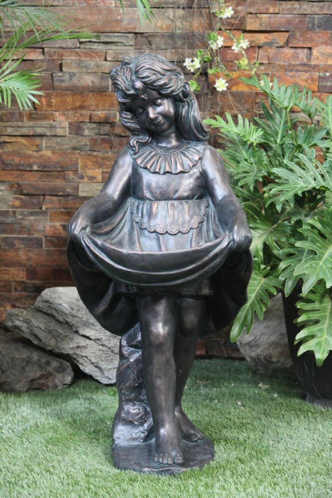Standing Girl with Birdfeeder at Sears.com