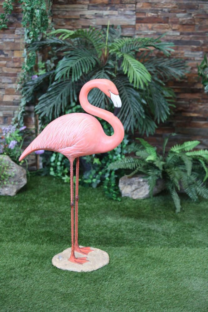 Large Flamingo Statue - Standing at Kmart.com